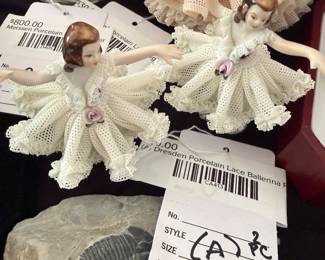 Dresden Porcelain Lace Ballerina