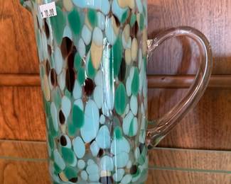 Dot Glass Pitcher