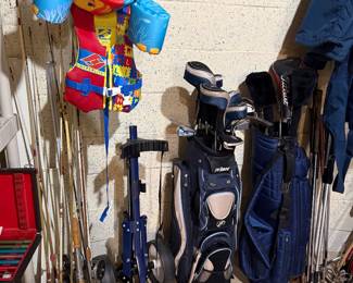 Fishing Rods, Golf Clubs