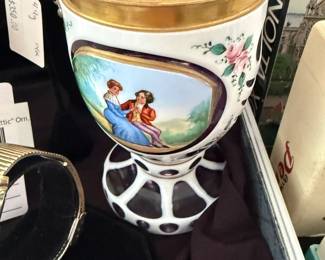 Antique Glass Goblet
