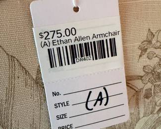 (A) Ethan Allen Armchair 