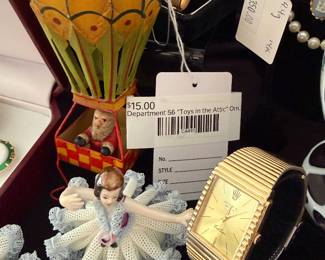 Rolex Watch, Department 56 "Toys in the Attic Ornament"