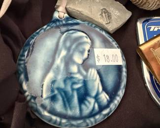 Blue Tile Ornament
