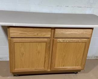 Rolling Countertop Cabinet