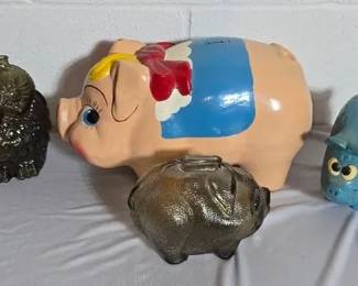 Vintage Piggy Banks