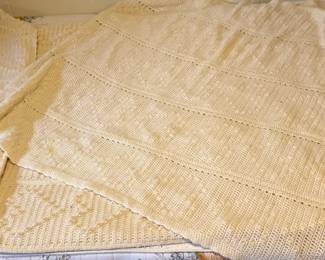 Hand Crocheted King Bed Cover More