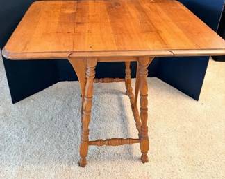Vintage Side Table With Extensions