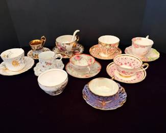 China Teacups Saucers