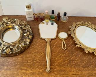 Mirrors and Ladies Perfumes
