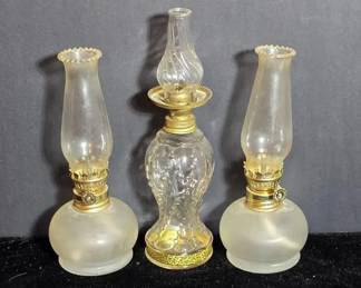 Set of Vintage Oil Lamps