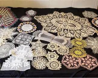 30 Hand Made Doilies