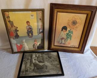 Misc Art Work Including Oil On Canvas