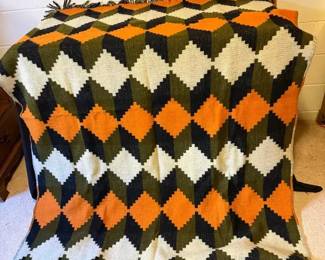 Earth Tones Colored Native Blanket