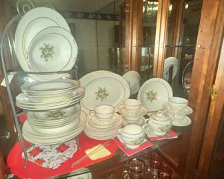 CHINA SET BY CROWN POTTERIES