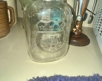 VINTAGE "MISSOURI FARM ASSOCIATION" MASON JAR