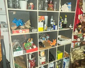 LARGE "CUBBY HOLE" CABINET