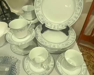 SHEFFIELD "BLUE WHISPER" CHINA SET