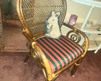 MATCHING PAIR OF FABULOUS RATTAN CHAIRS!