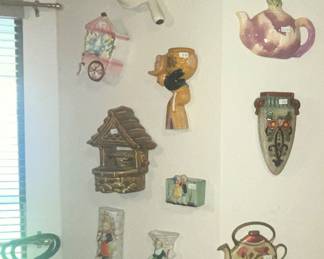 MANY MORE VINTAGE WALL POCKETS!