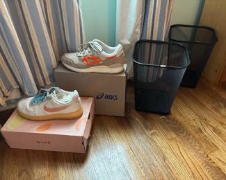 Shoe Collection, Trash Cans 