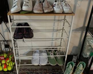 Shoe Rack, Shoes, Roller Blades
