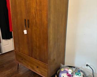 West Elm Wooden Wardrobe