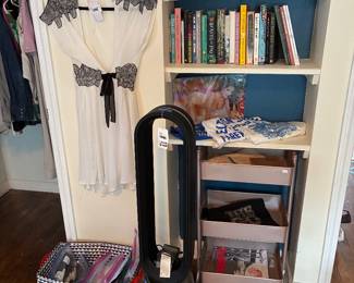 Clothing, Dyson Fan, Cooks, Shoe Collection, Rolling Cart