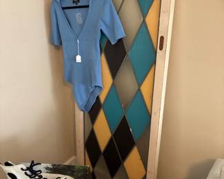 Stained Glass Panel, Shoe Collection