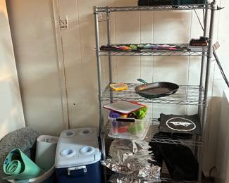 Cooler, Metal Shelf 
