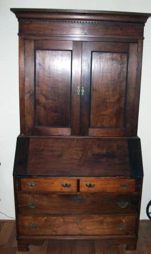 Ed Mathis Homemade Walnut Secretary