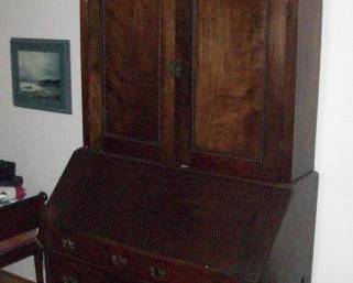 Ed Mathis Homemade Walnut Secretary