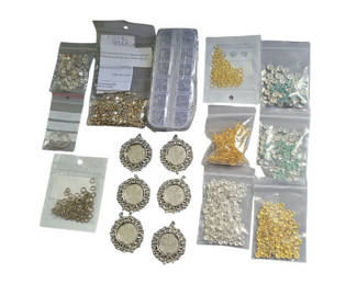 Lot 56: Swarovski Elemnts and assorted jewelry making findings and components