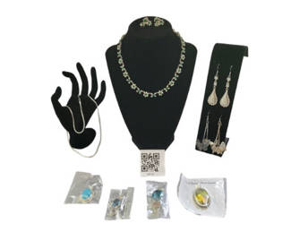 Lot 31: Assorted Silver-Tone Jewelry Sets