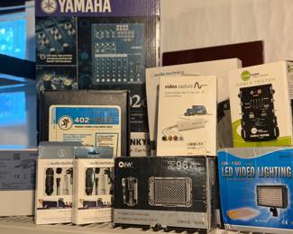 Professional Audio & Video Production Equipment Lot, Yamaha, Audio Technical & More