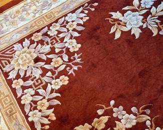 Large Hand - Knotted Chinese Wool Area Rug