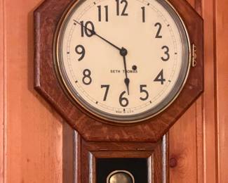 Seth Thomas School Room Clock