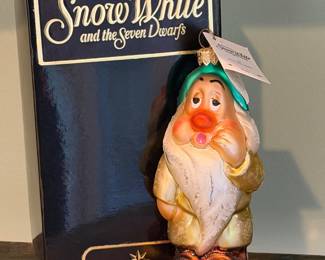 Christopher Radko Disney Sleepy Christmas Ornament w/ Box