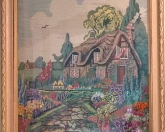 Needle Point Framed