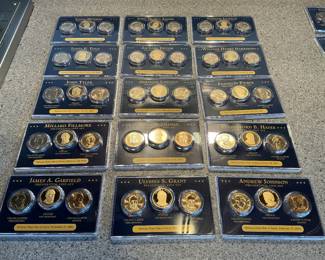 Multiple sets of Presidential coins. Begins in 2007