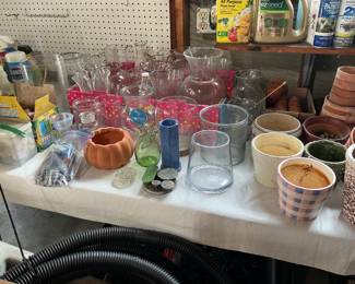 Lots of different vases