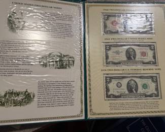 Two dollar display 1928,1958,1976