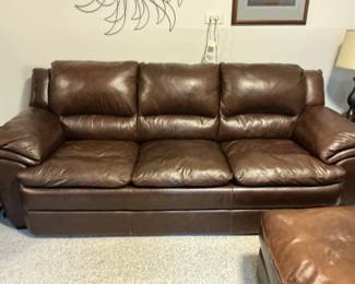 Leather sofa