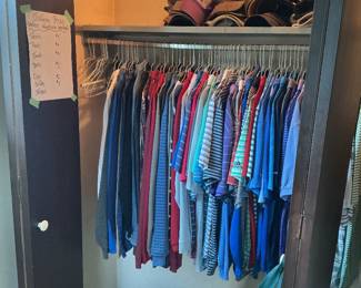 Nice variety of mens golf shirts