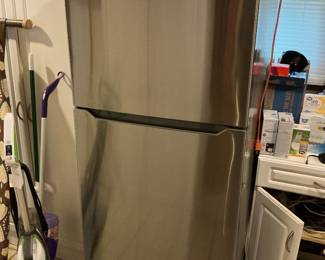 Stainless steel refrigerator. Presale $250