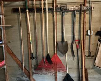 Multiple long handled tools