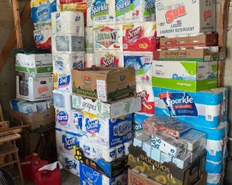 More than you can count paper towels, toilet paper and kleenex