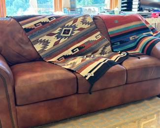 Leather sofa