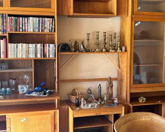 Sectional MCM Teak wall units