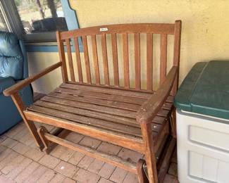 Teak Glider