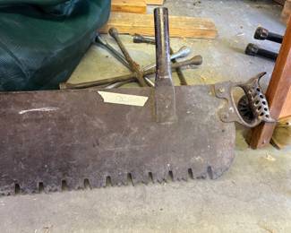 Vintage Cross Cut Hand Saw